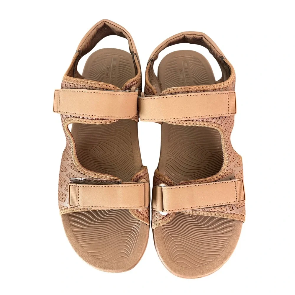 Hike Footwear HF Baresandals Mens 11 Womens 13 Tan Barefoot Sport Sandals